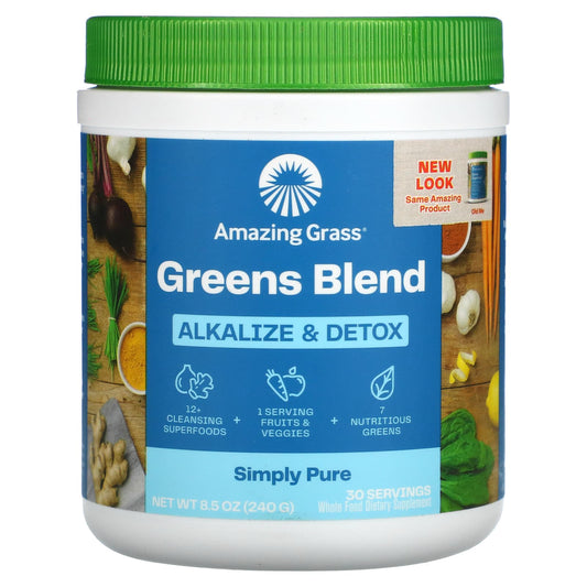 Amazing Grass-Green Blend-Alkalize & Detox-8.5 oz (240 g)