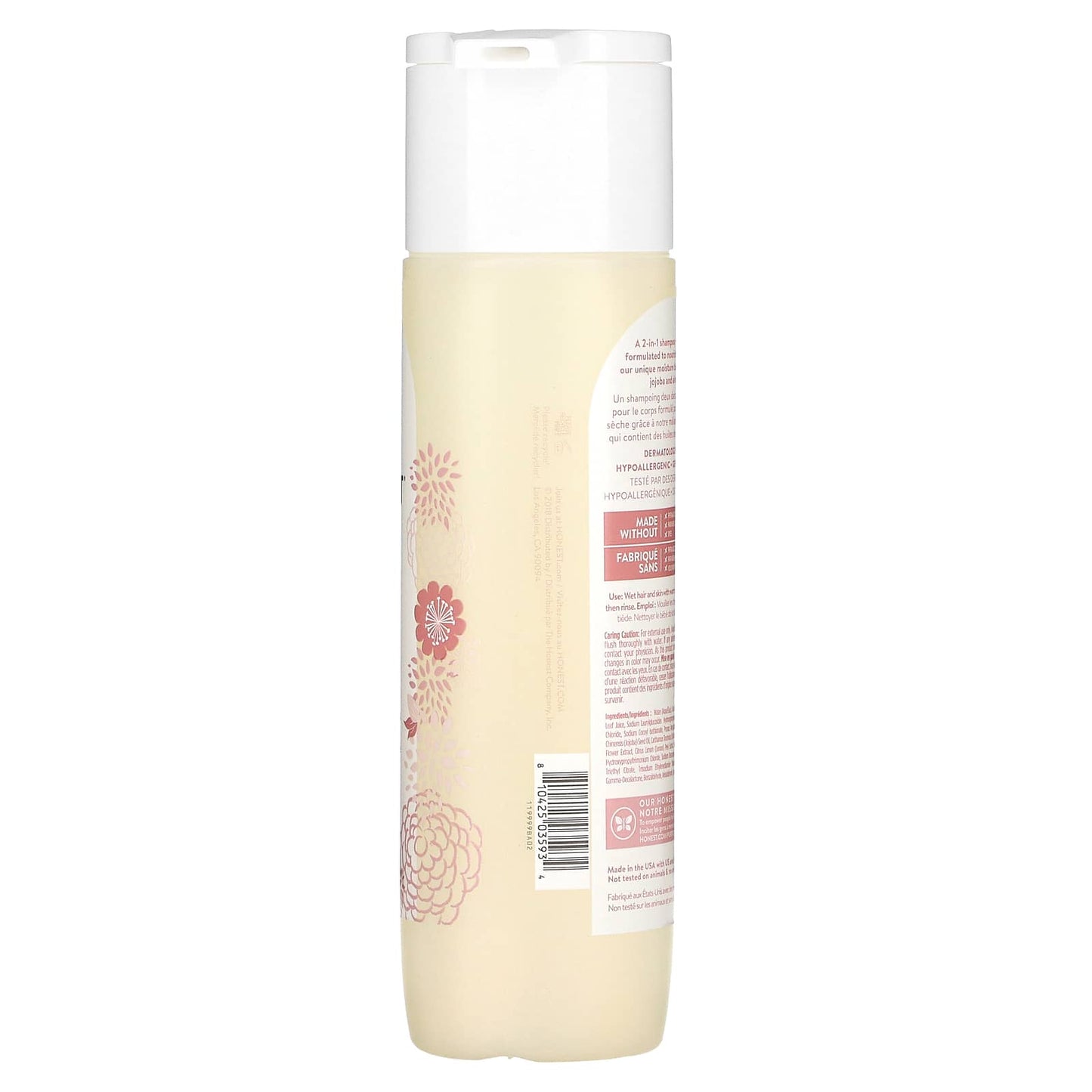 The Honest Company, Gently Nourishing Shampoo + Body Wash, Sweet Almond, 10.0 fl oz (295 ml)