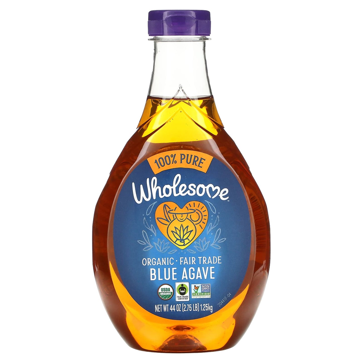 Wholesome Sweeteners-Organic Blue Agave-44 oz (1.25 kg)