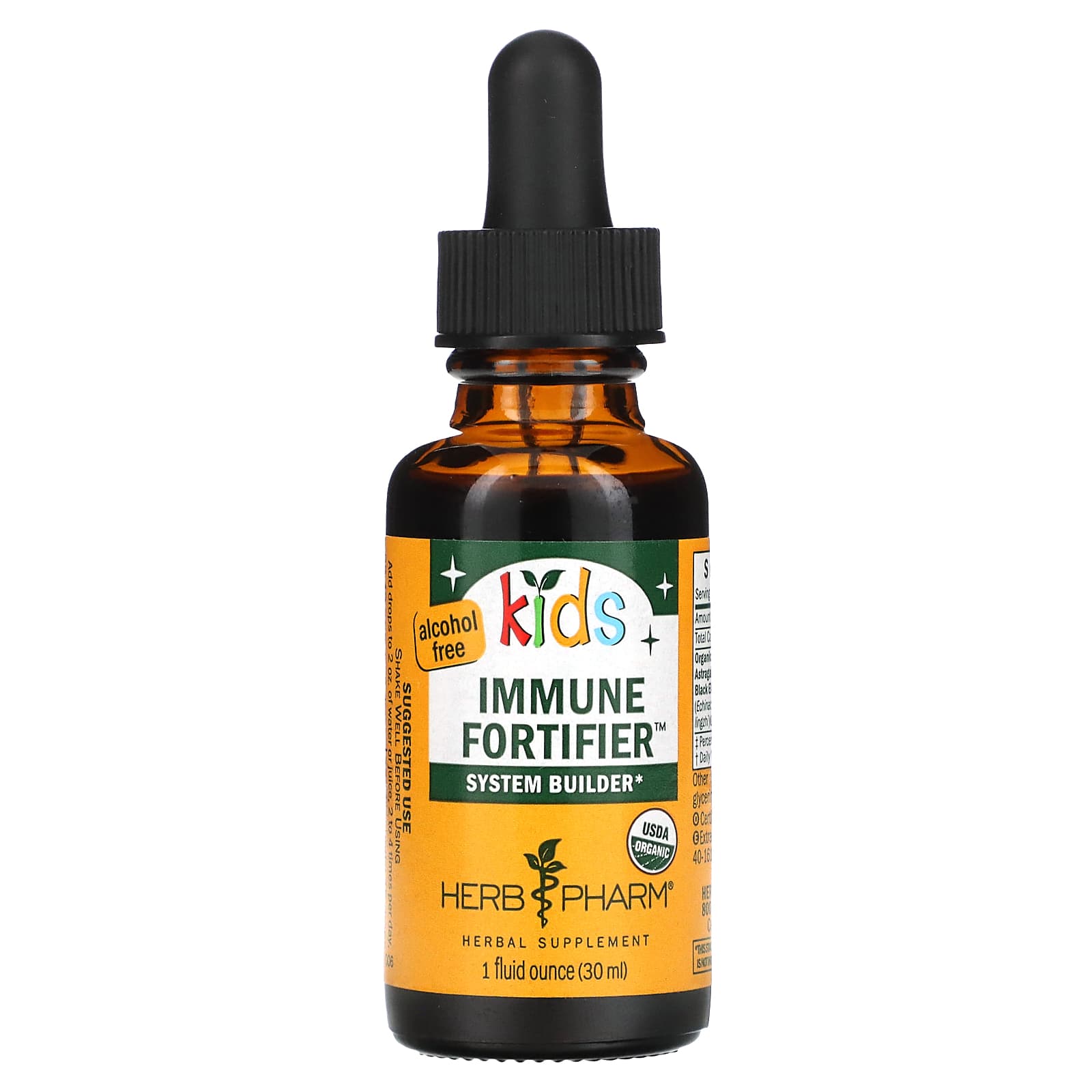 Herb Pharm-Kid's Immune Fortifier-System Builder-Alcohol Free-1 fl oz (30 ml)