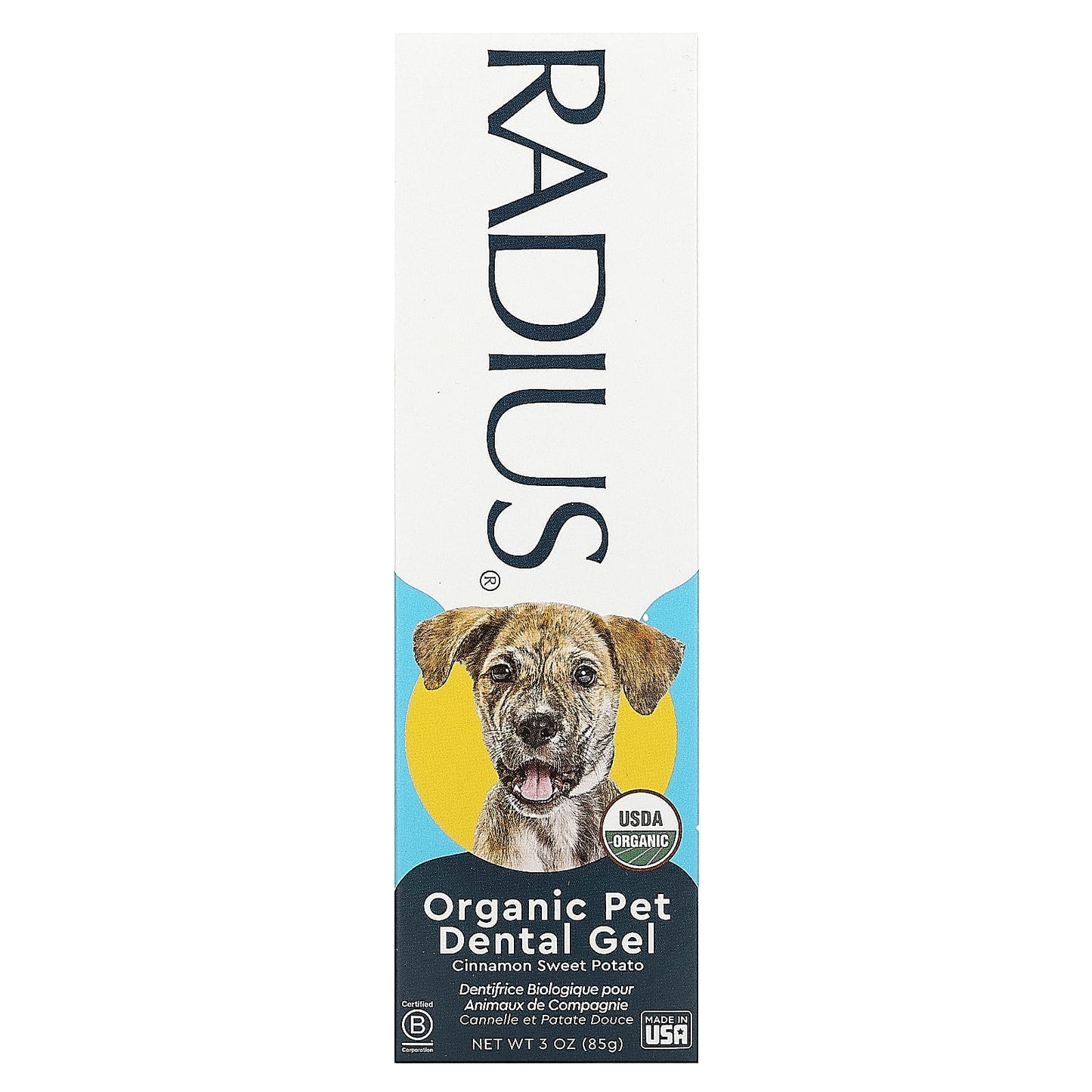 RADIUS, Organic Pet Dental Gel, Cinnamon Sweet Potato, 3 oz (85 g)