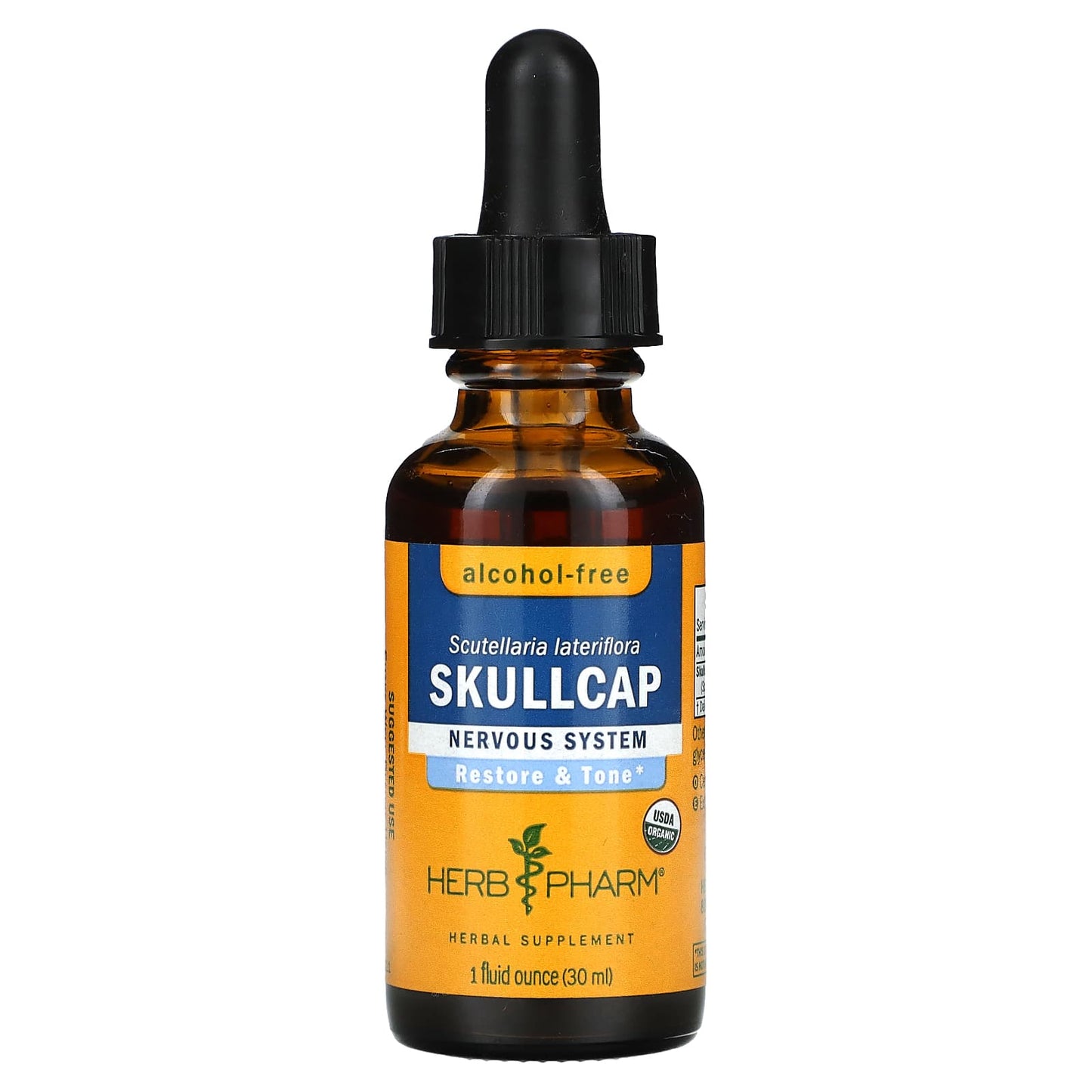 Herb Pharm-Skullcap-Alcohol-Free-1 fl oz (30 ml)