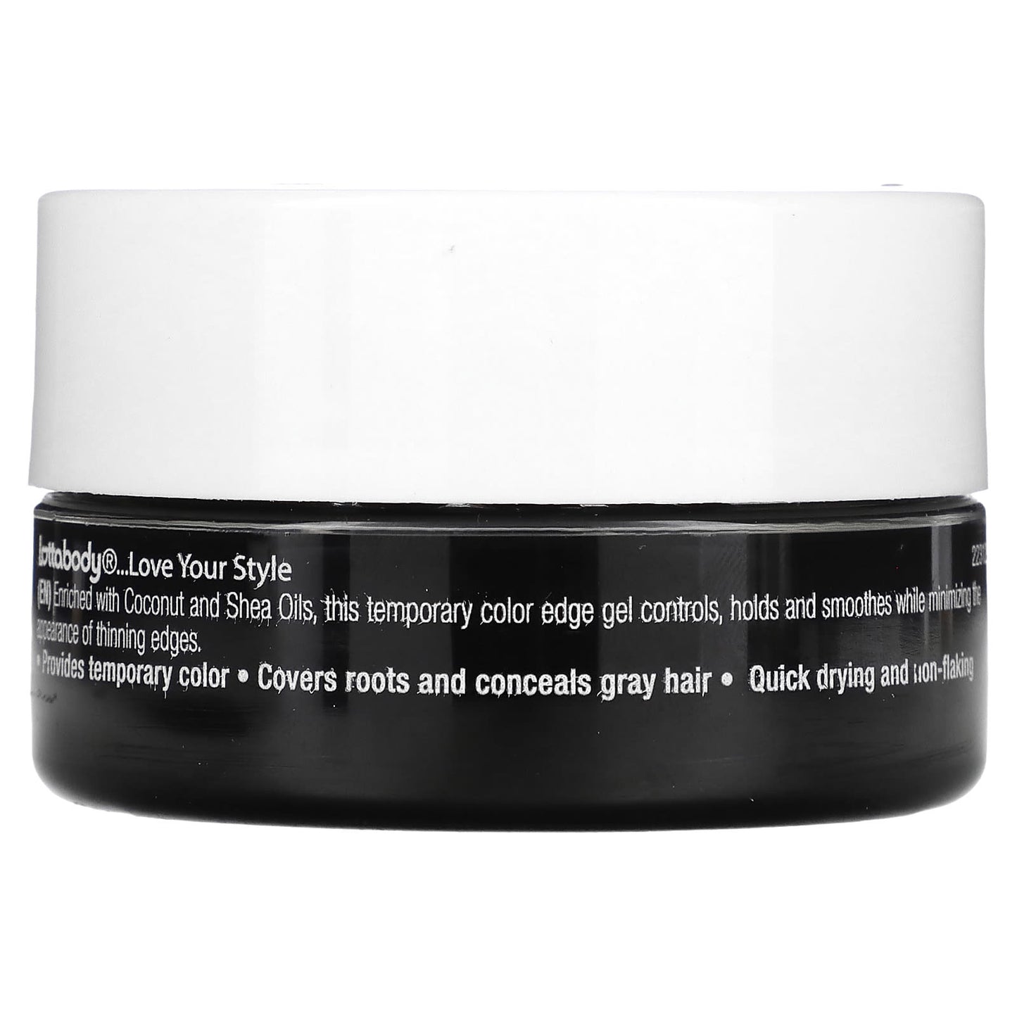 Lottabody, Control Me, Edge Gel, Black, With Coconut & Shea Oils, 2.25 oz (63.7 g)