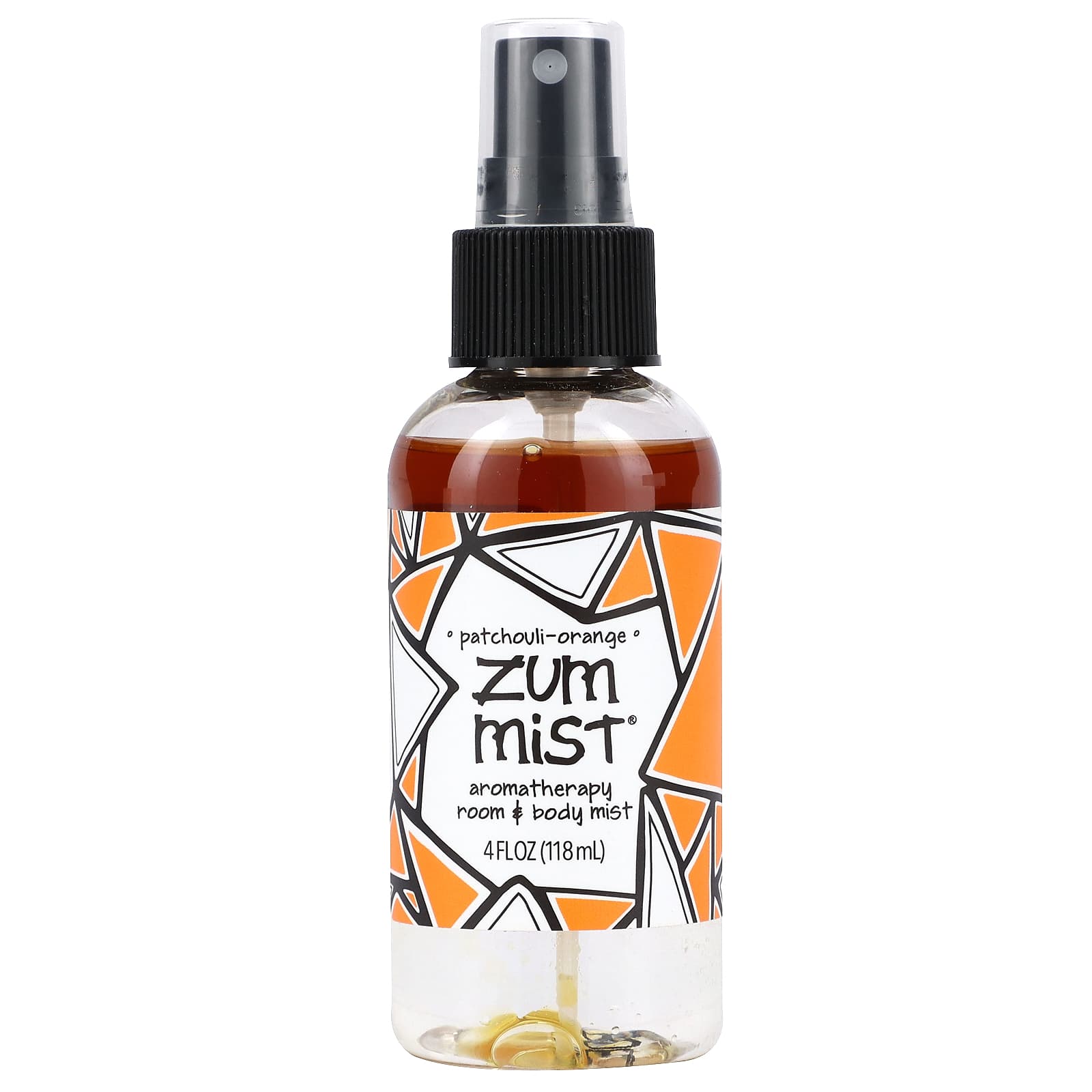 ZUM-Zum Mist-Aromatherapy Room & Body Mist-Patchouli-Orange-4 fl oz (118 ml)