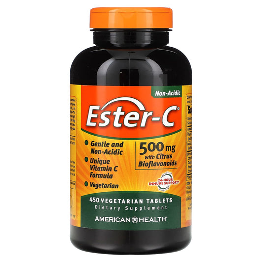 American Health-Ester-C with Citrus Bioflavonoids-500 mg-450 Vegetarian Tablets