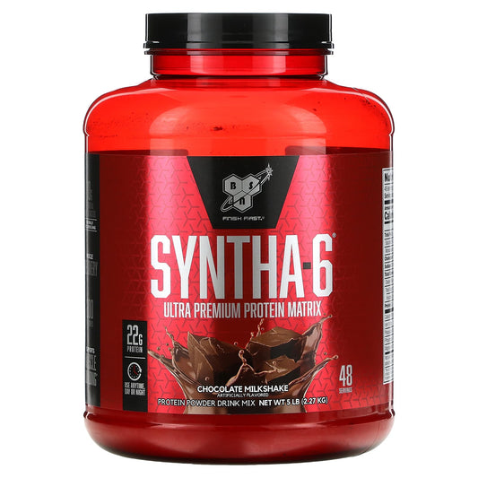 BSN-Syntha-6-Ultra Premium Protein Matrix-Chocolate Milkshake-5 lbs (2.27 kg)