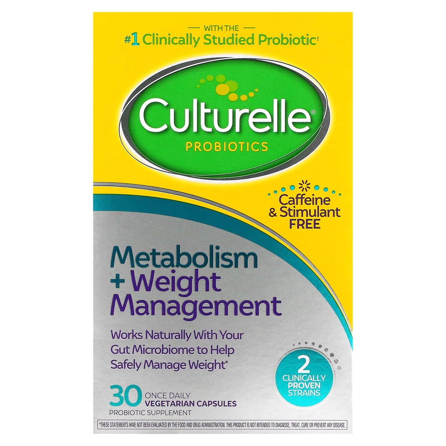 Culturelle-Probiotics-Metabolism + Weight Management-30 Vegetarian Capsules