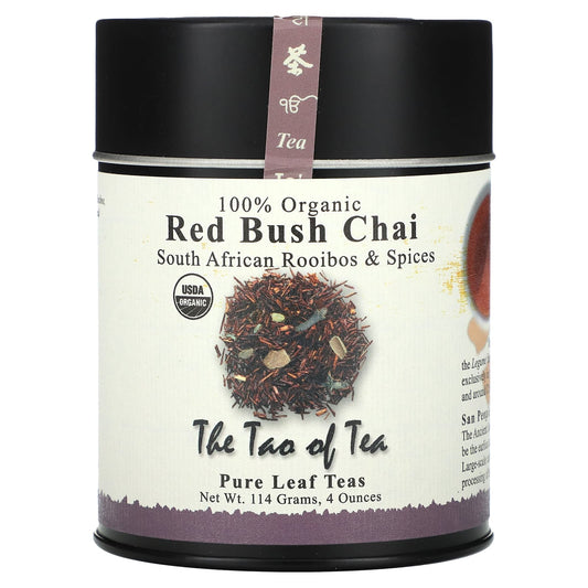 The Tao of Tea-100% Organic South African Rooibos & Spices-Red Bush Chai-4 oz (114 g)