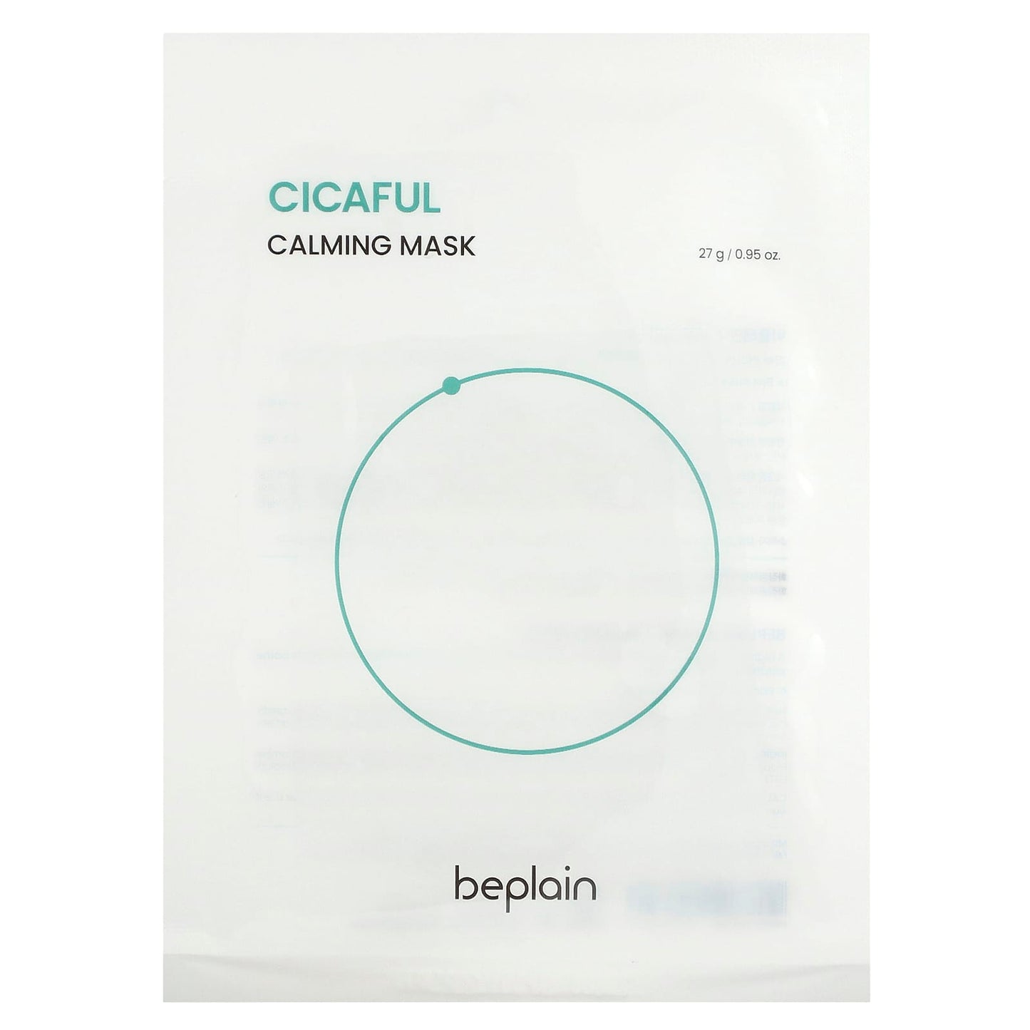 Beplain, Cicaful Calming Beauty Mask, 10 Sheets, 0.95 oz (27 g) Each