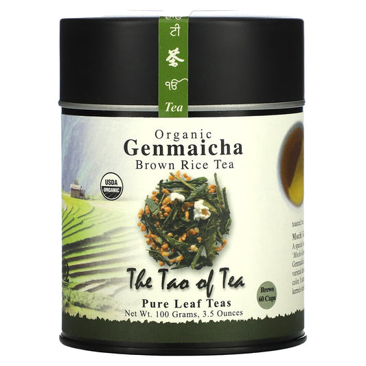 The Tao of Tea-Organic Genmaicha-Brown Rice Tea -3.5 oz (100 g)