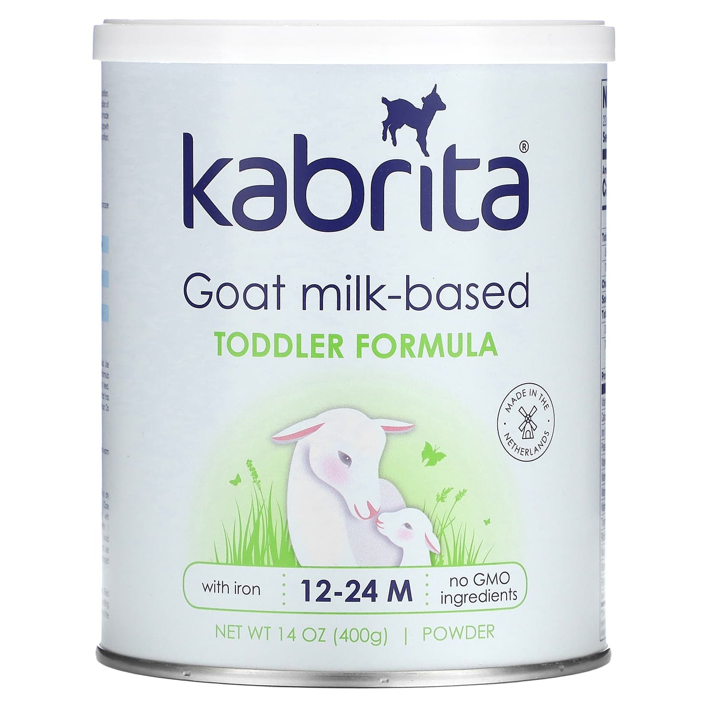 Kabrita-Goat Milk-Based Toddler Formula with Iron-14 oz (400 g) Powder