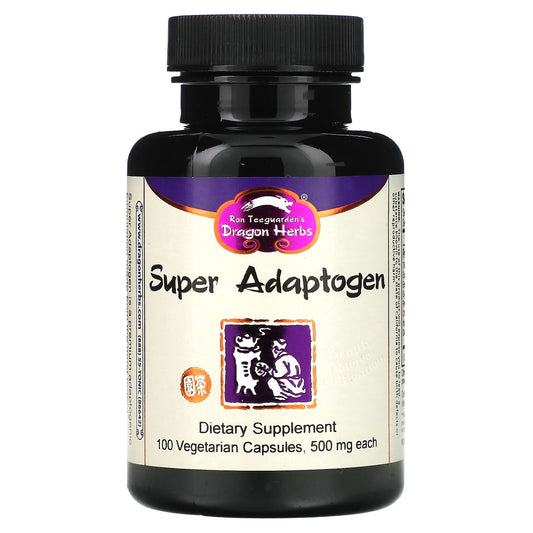 Dragon Herbs-Super Adaptogen-500 mg-100 Vegetarian Capsules