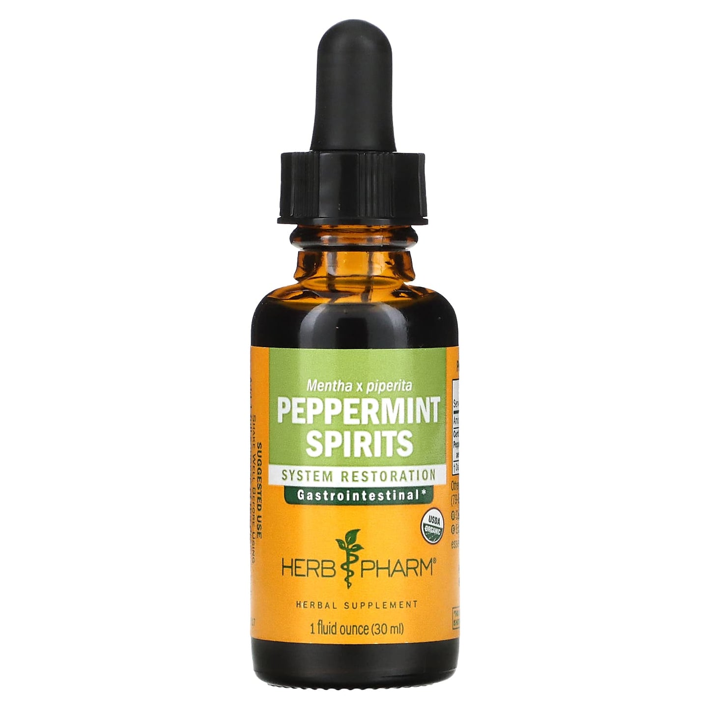 Herb Pharm-Peppermint Spirits-1 fl oz (30 ml)