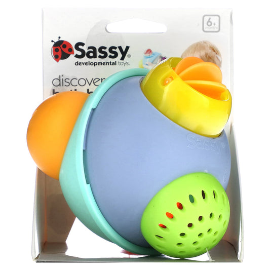 Sassy-Discovery Bath Ball-6+ Months-1 Count