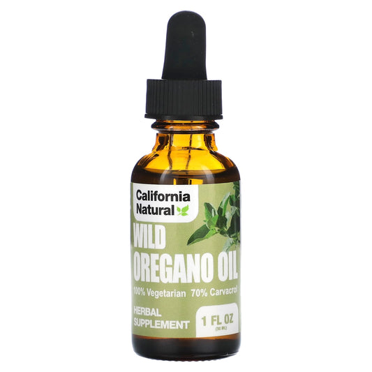 California Natural-Wild Oregano Oil-1 fl oz (30 ml)