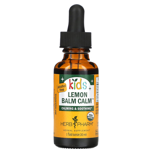 Herb Pharm-Kids Lemon Balm Calm-Alcohol Free-1 fl oz (30 ml)