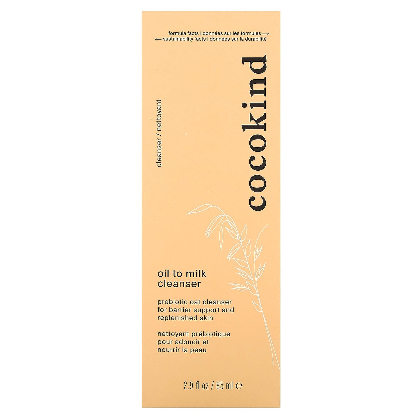 Cocokind, Oil To Milk Cleanser, 2.9 fl oz (85 ml)