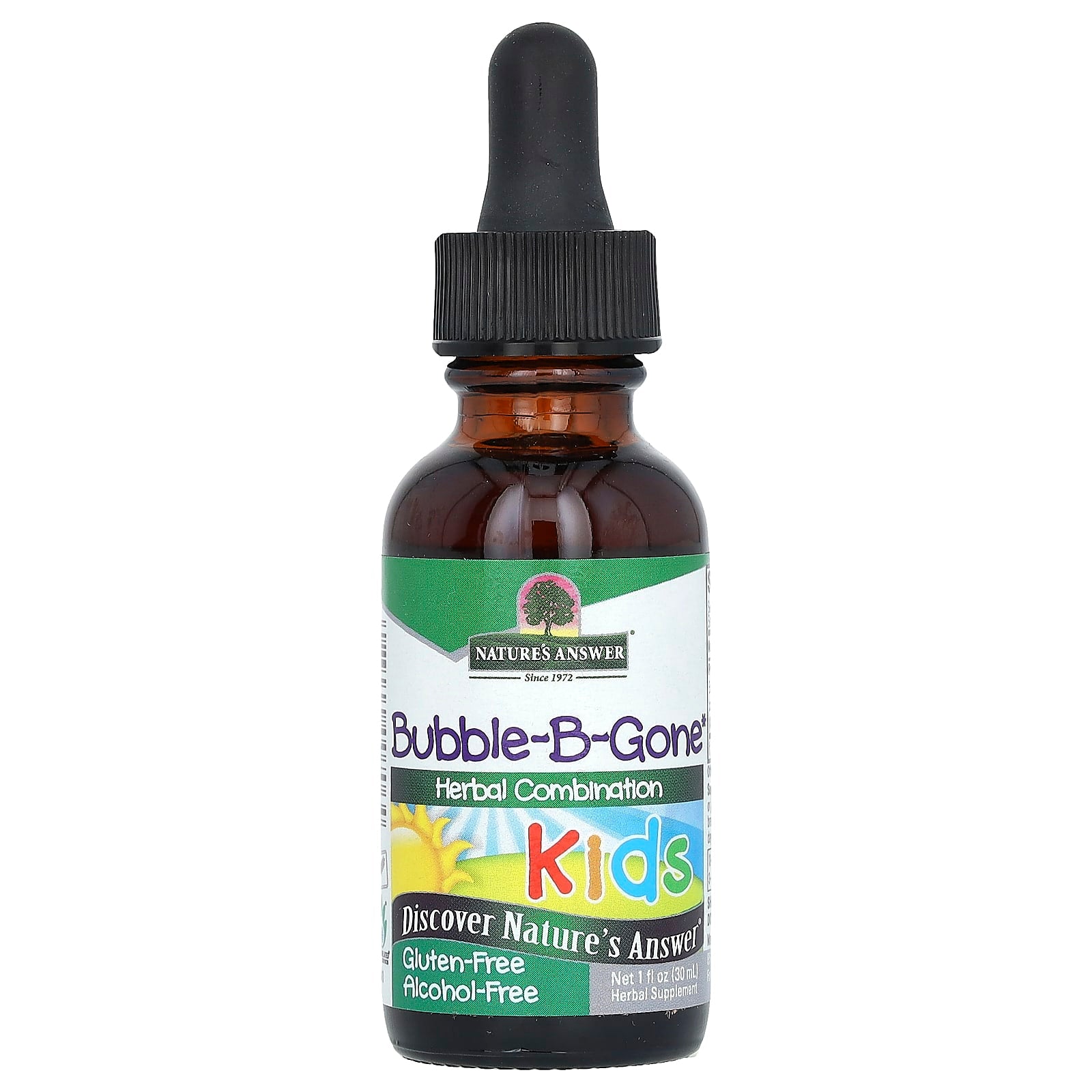 Nature's Answer-Bubble-B-Gone-Kids-Alcohol-Free-1 fl oz (30 ml)