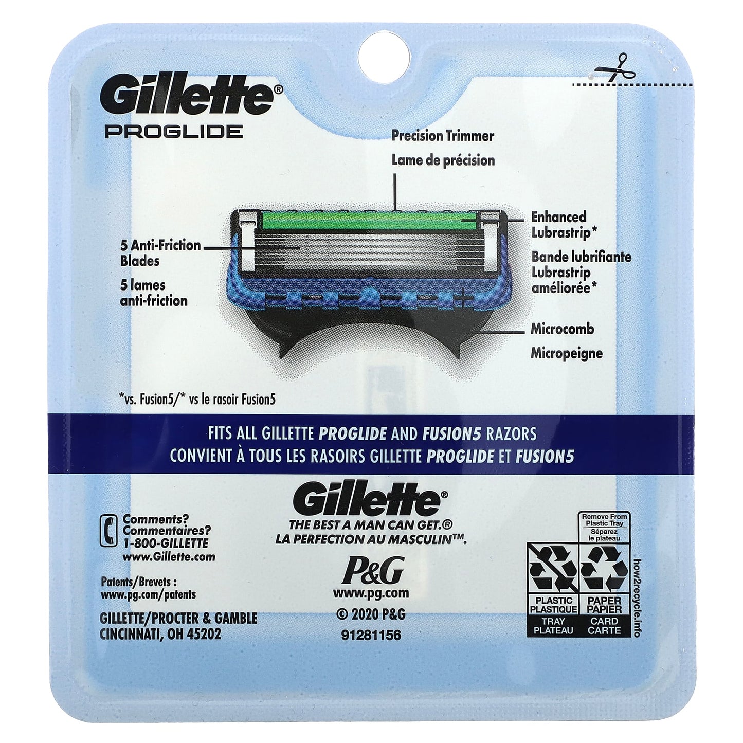 Gillette, Proglide, 4 Cartridges