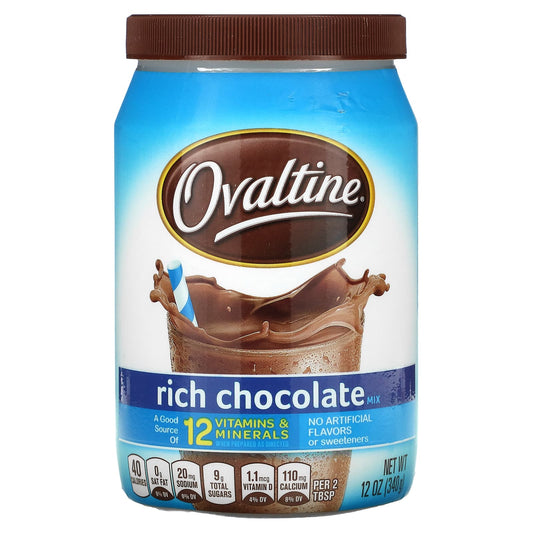 Ovaltine-Rich Chocolate Mix-12 oz (340 g)