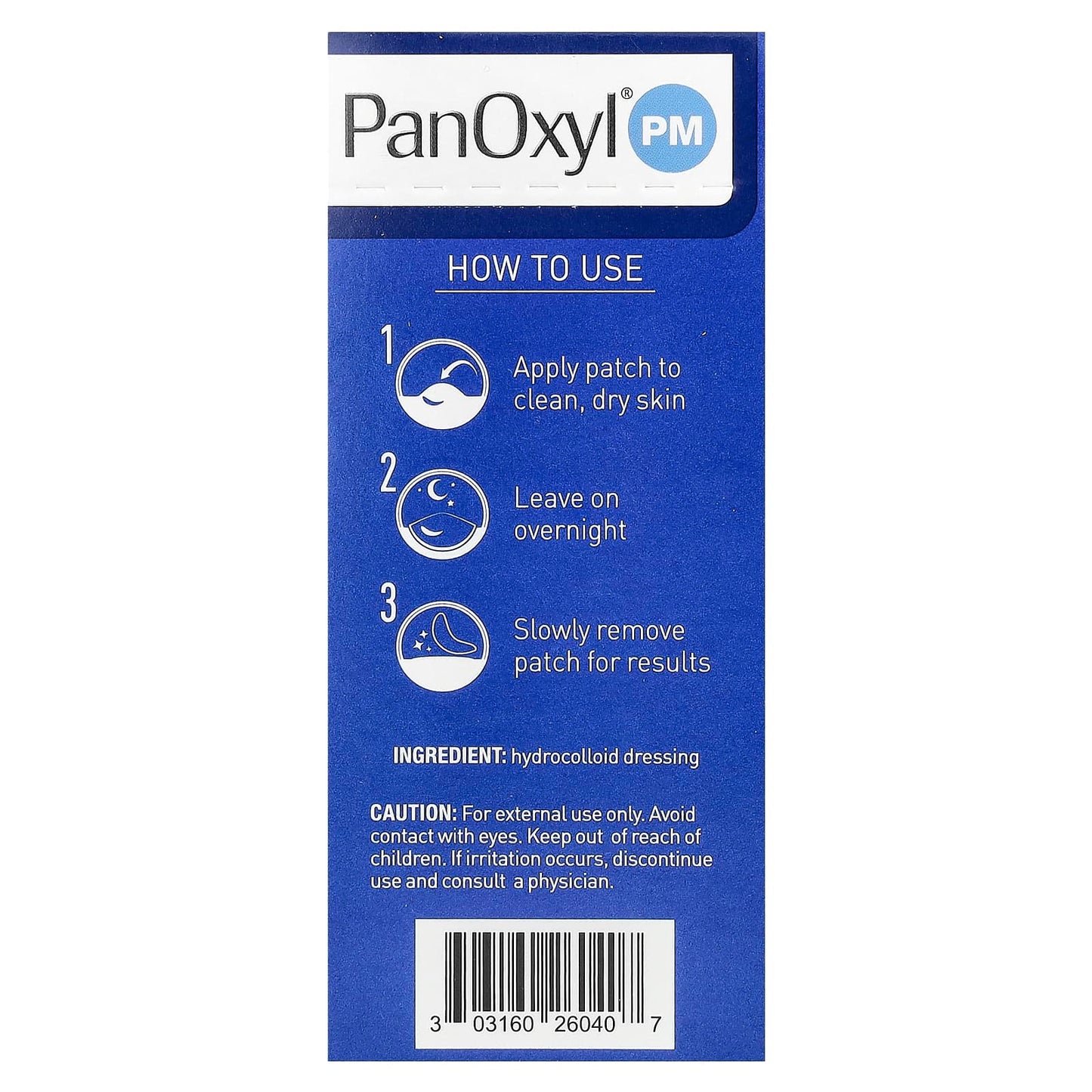 PanOxyl, PM, Overnight Spot Patches, 40 Clear Hydrocolloid Patches