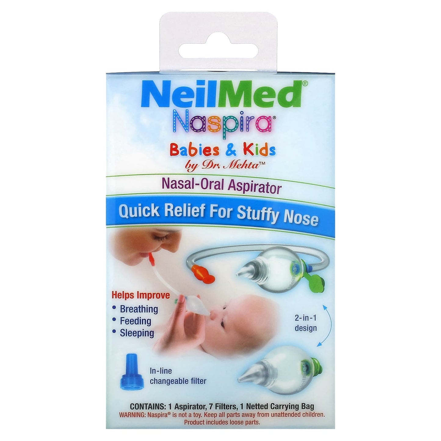 NeilMed-Babies & Kids-Naspira Nasal-Oral Aspirator-1 Kit