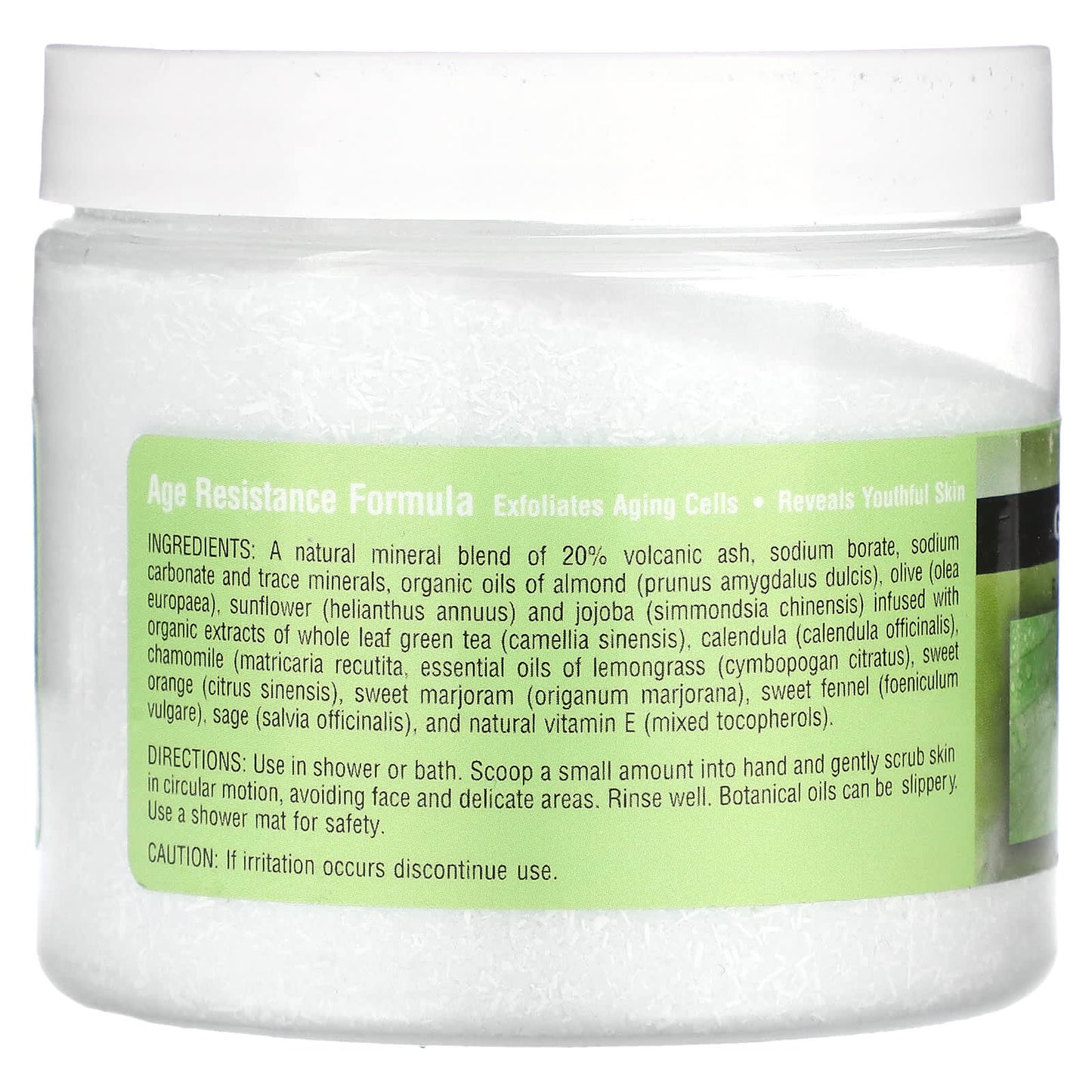 Abra Therapeutics, Green Tea Body Scrub, Green Tea & Lemongrass, 12 oz (340 g)