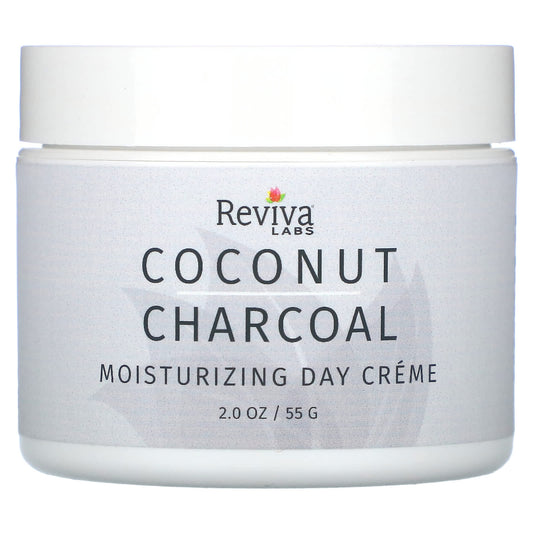 Reviva Labs-Coconut Charcoal Moisturizing Day Creme-2 oz (55 g)