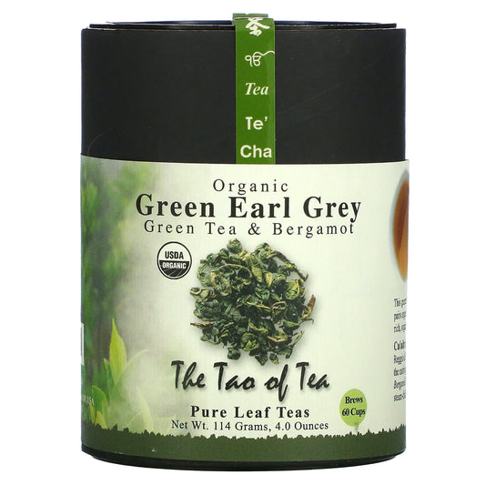 The Tao of Tea-Organic Green Tea & Bergamot-Green Earl Grey-4 oz (114 g)