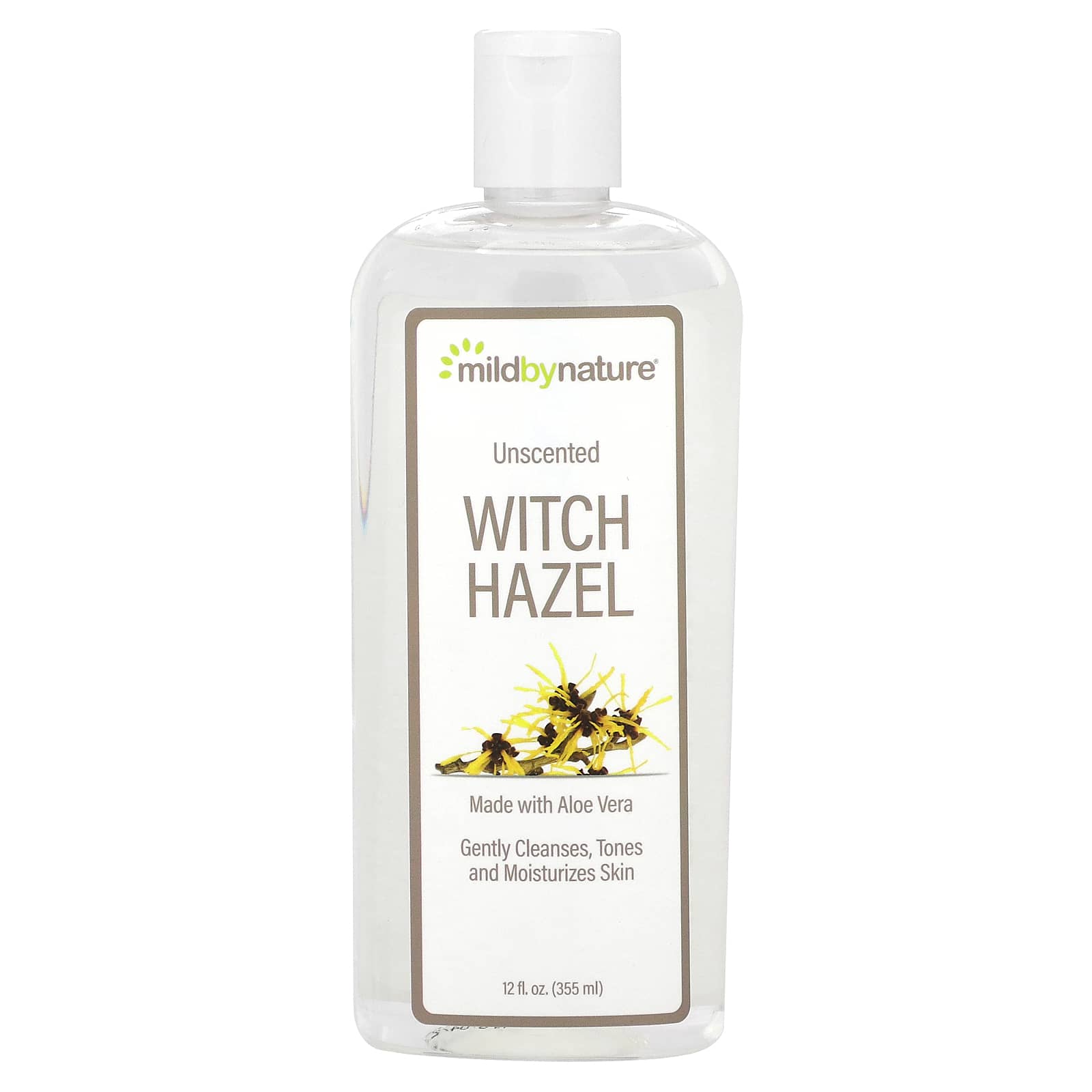 Mild By Nature-Witch Hazel-Unscented-Alcohol-Free-12 fl oz (355 ml)