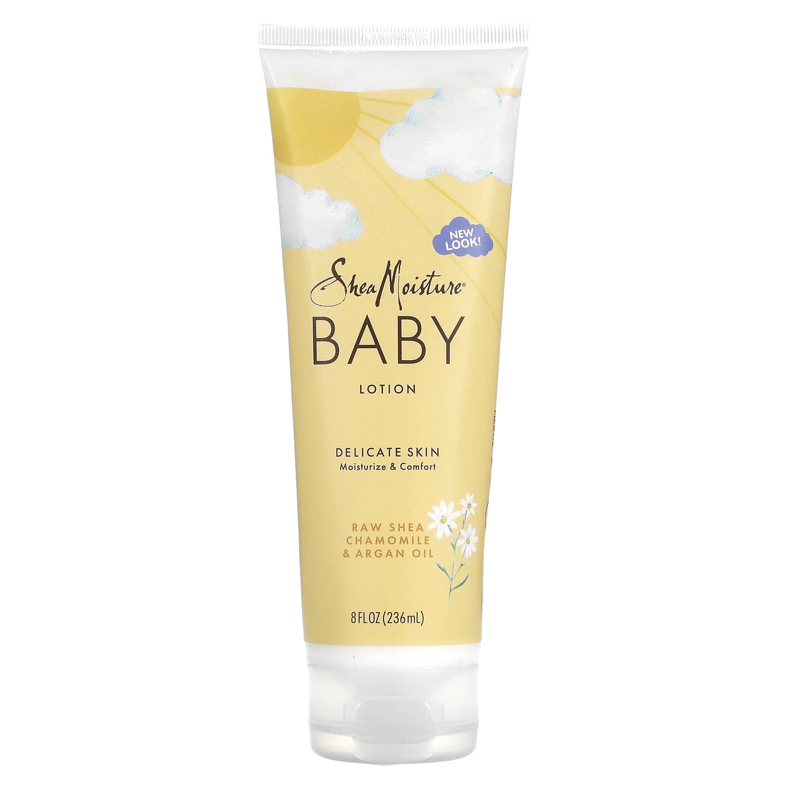 SheaMoisture-Baby Lotion-Delicate Skin-Raw Shea Chamomile & Argan Oil-8 fl oz (237 ml)