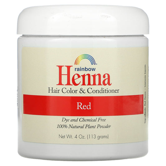 Rainbow Research-Henna-Hair Color and Conditioner-Red-4 oz (113 g)