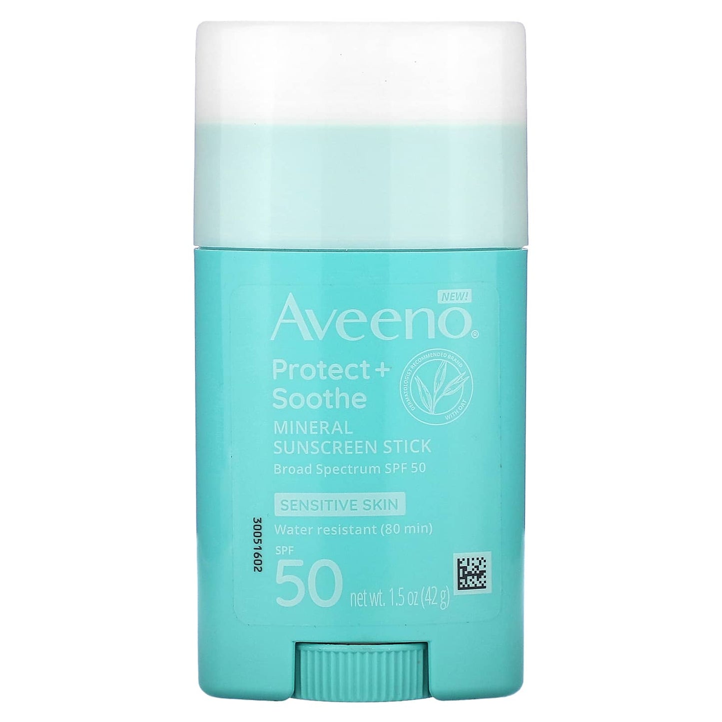 Aveeno-Protect + Soothe Mineral Sunscreen Stick-SPF 50-Fragrance Free-1.5 oz (42 g)