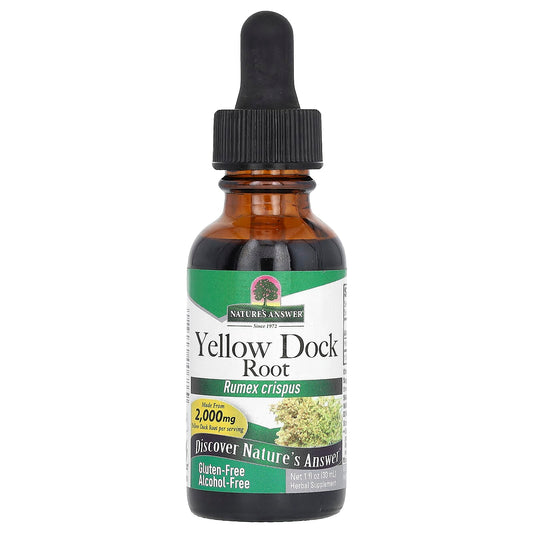 Nature's Answer-Yellow Dock Root-Alcohol-Free-2,000 mg-1 fl oz (30 ml)