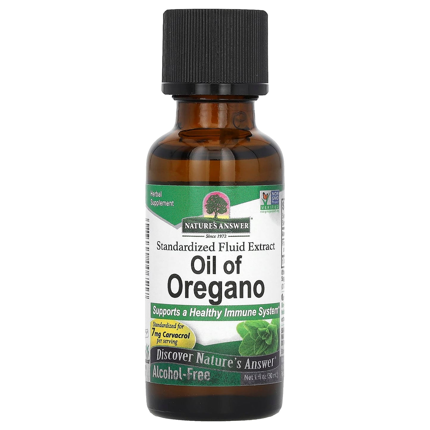 Nature's Answer-Oil of Oregano-Alcohol-Free-1 fl oz (30 ml)