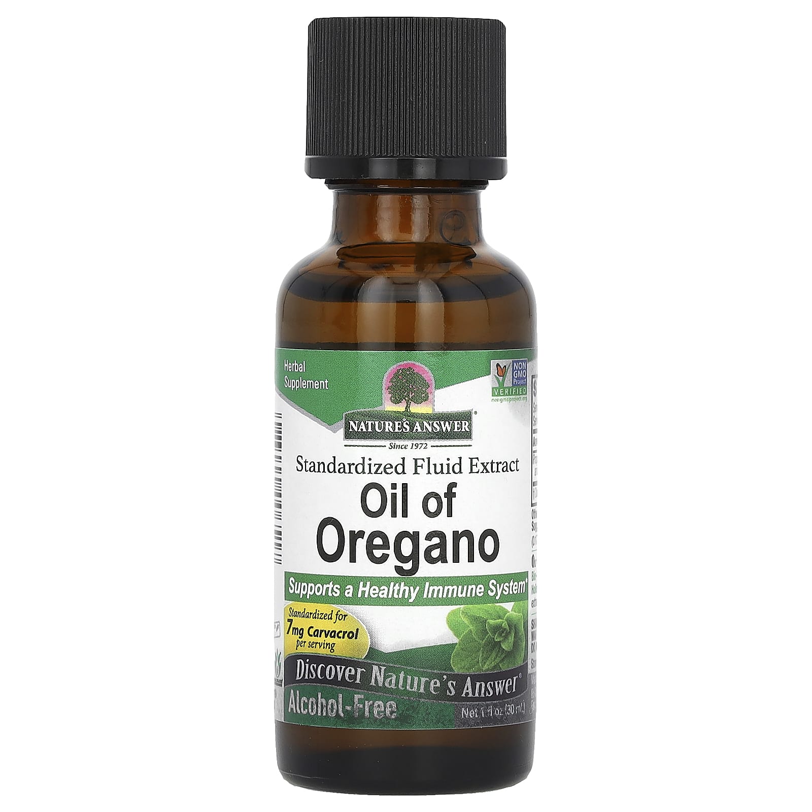 Nature's Answer-Oil of Oregano-Alcohol-Free-1 fl oz (30 ml)