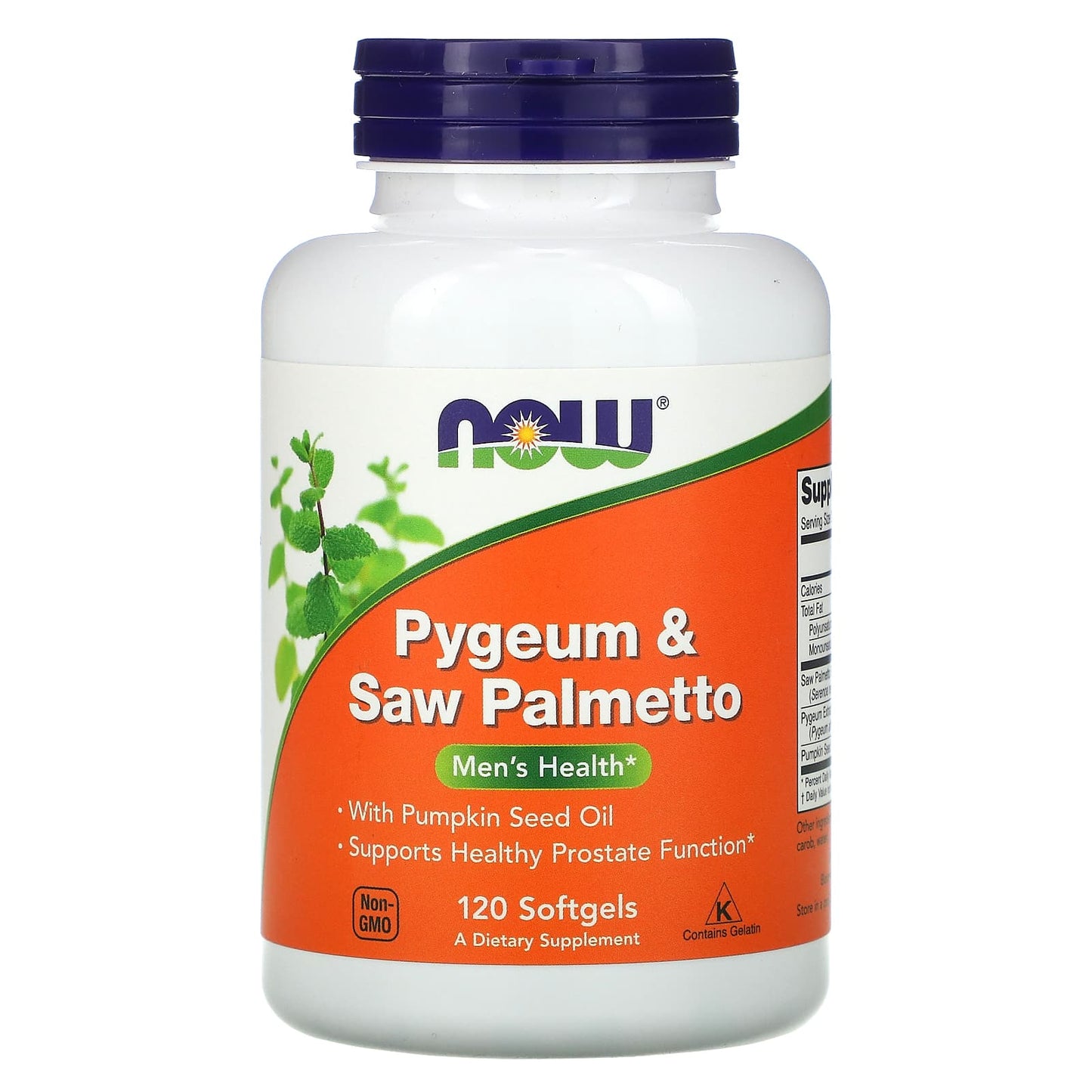 NOW Foods-Pygeum & Saw Palmetto-120 Softgels