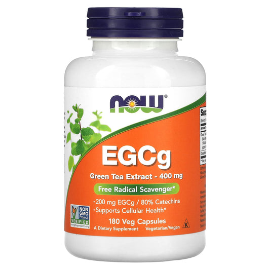 NOW Foods-EGCg-Green Tea Extract-400 mg-180 Veg Capsules