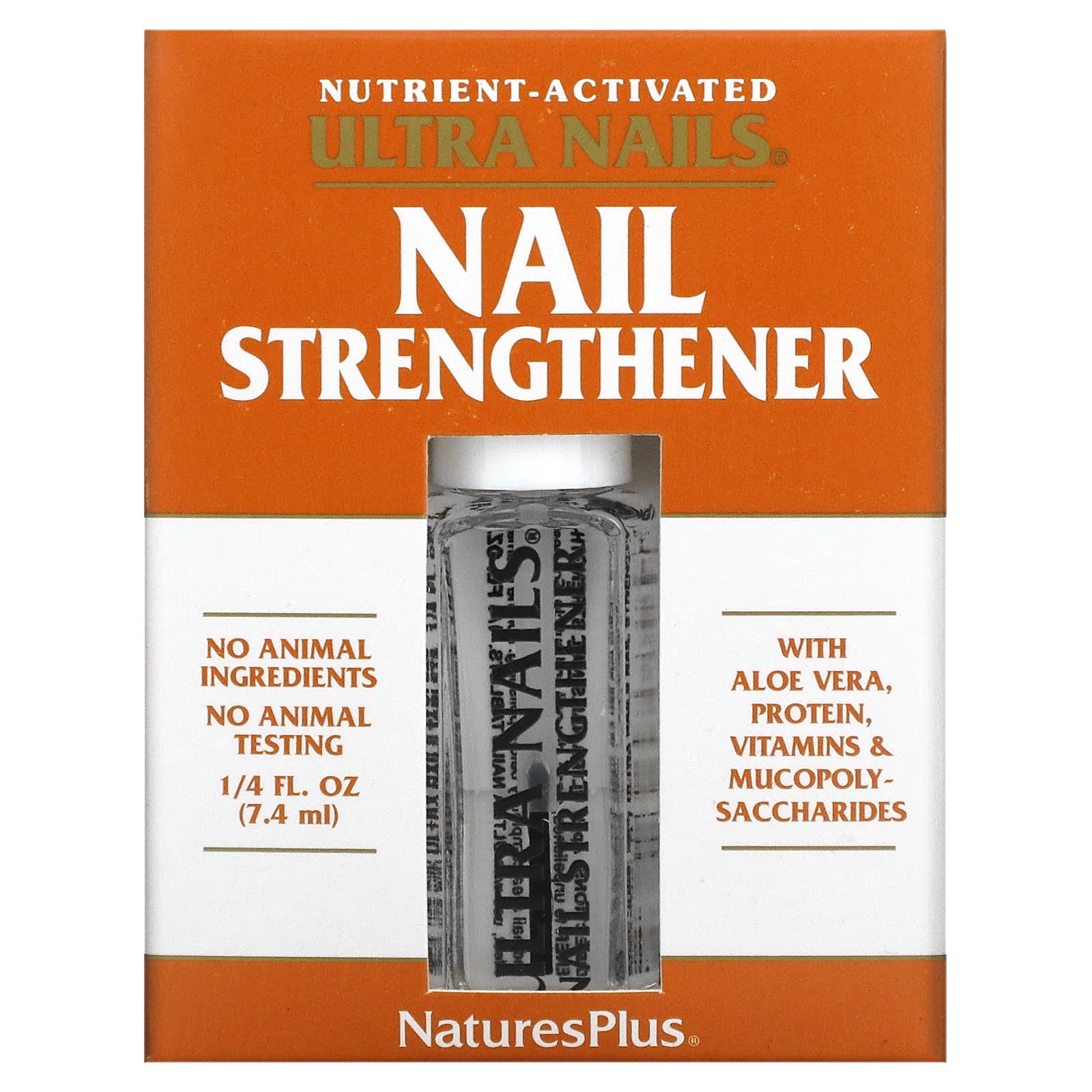 NaturesPlus-Ultra Nails-Nail Strengthener-.25 fl oz (7.4 ml)