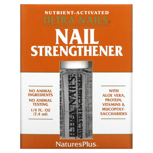 NaturesPlus-Ultra Nails-Nail Strengthener-.25 fl oz (7.4 ml)