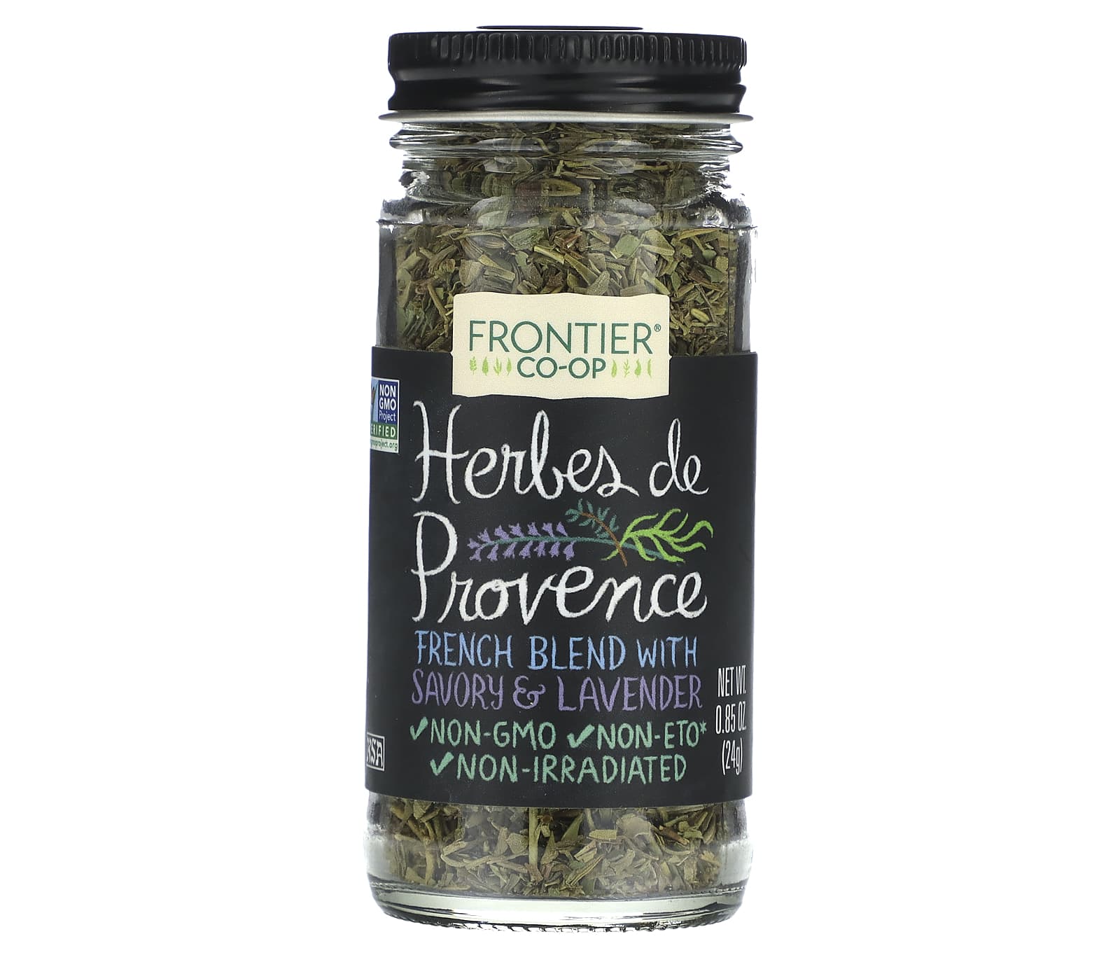 Frontier Co-op-Herbes De Provence-French Blend With Savory Lavender-0.85 oz-(24 g)