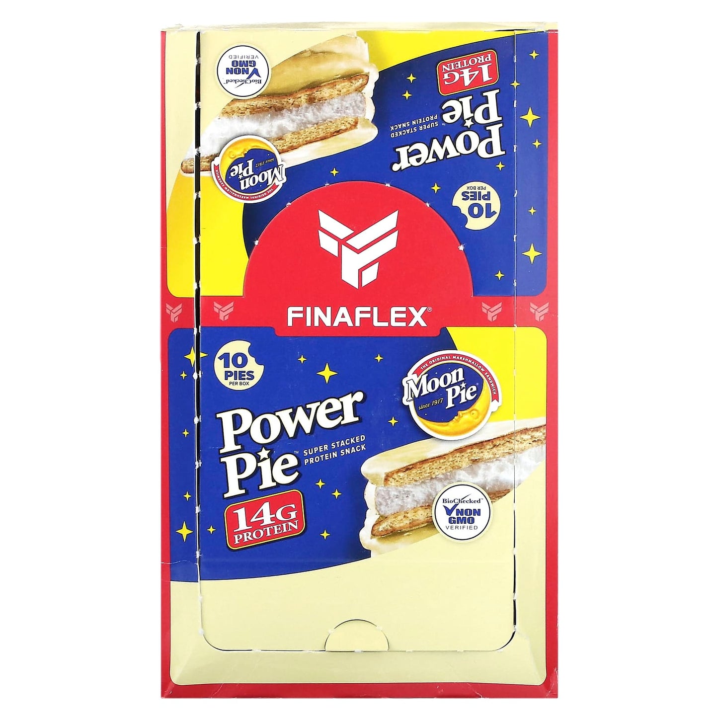 Finaflex-MoonPie-Power Pie-Vanilla-10 Pies-2.3 oz (66 g) Each