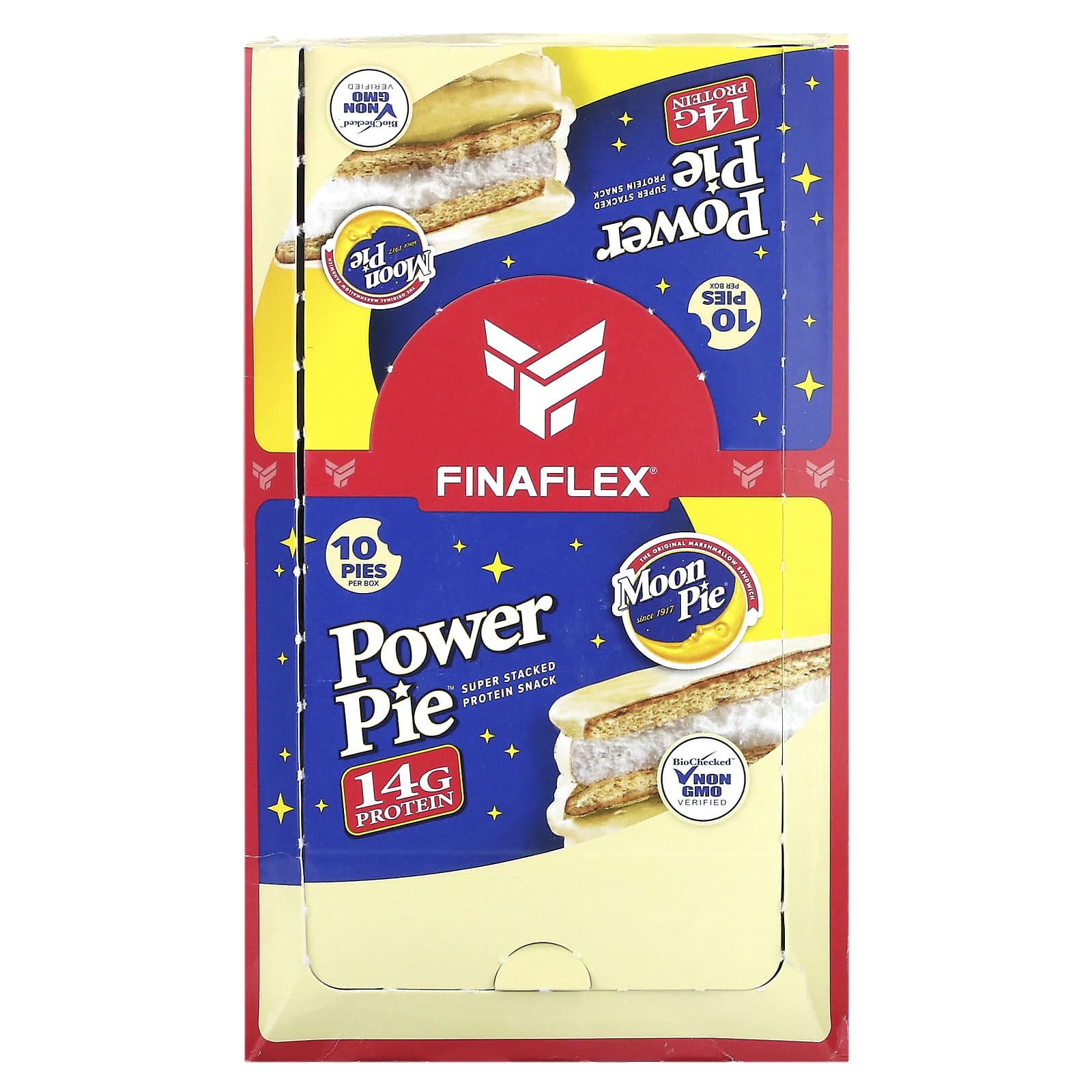 Finaflex-MoonPie-Power Pie-Vanilla-10 Pies-2.3 oz (66 g) Each