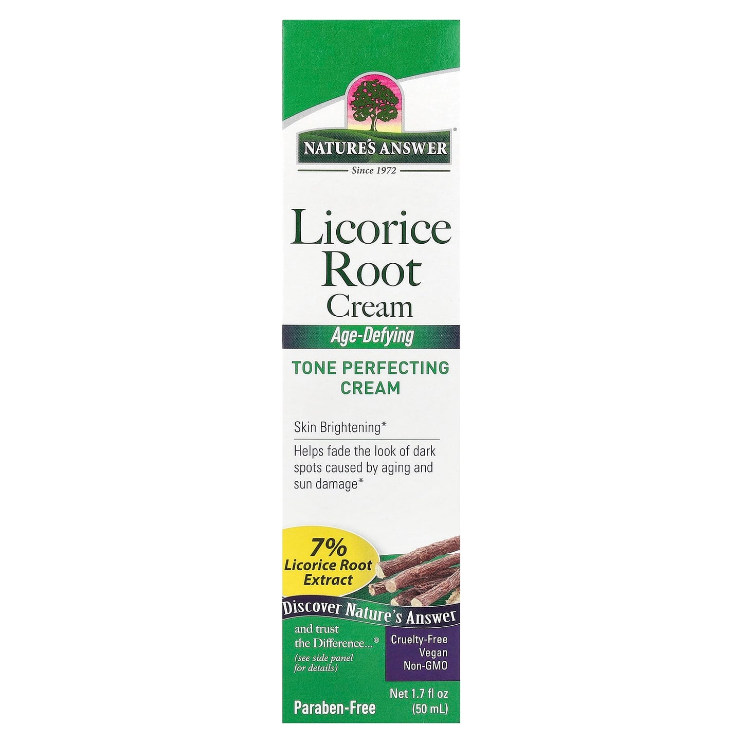 Nature's Answer, Licorice Root Cream, 1.7 fl oz (50 ml)