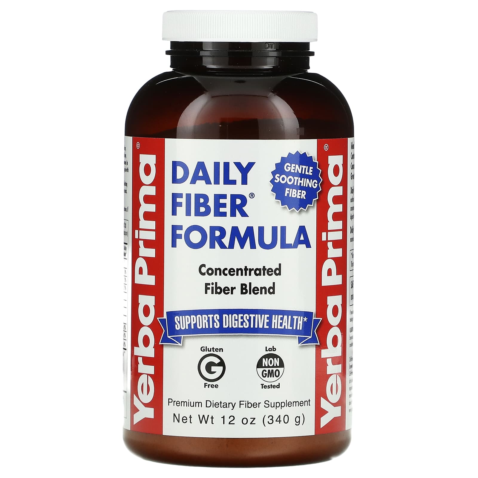 Yerba Prima-Daily Fiber Formula-12 oz (340 g)