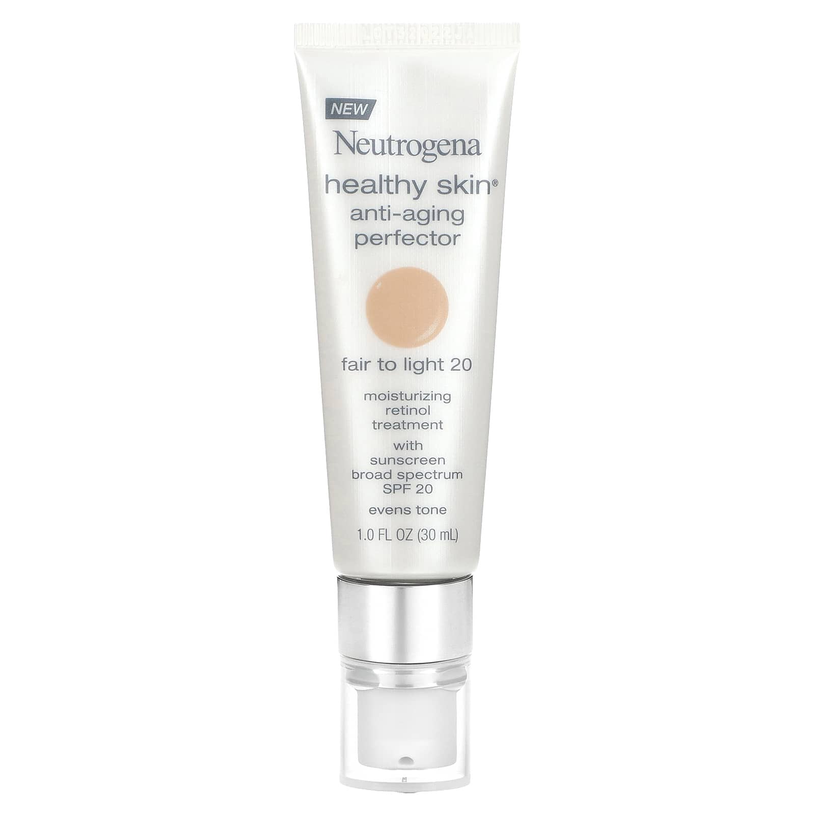 Neutrogena-Healthy Skin-Anti-Aging Perfector-SPF 20- Fair to Light 20-1 fl oz (30 ml)