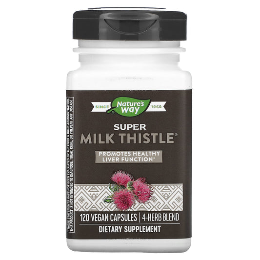 Nature's Way-Super Milk Thistle-120 Vegan Capsules