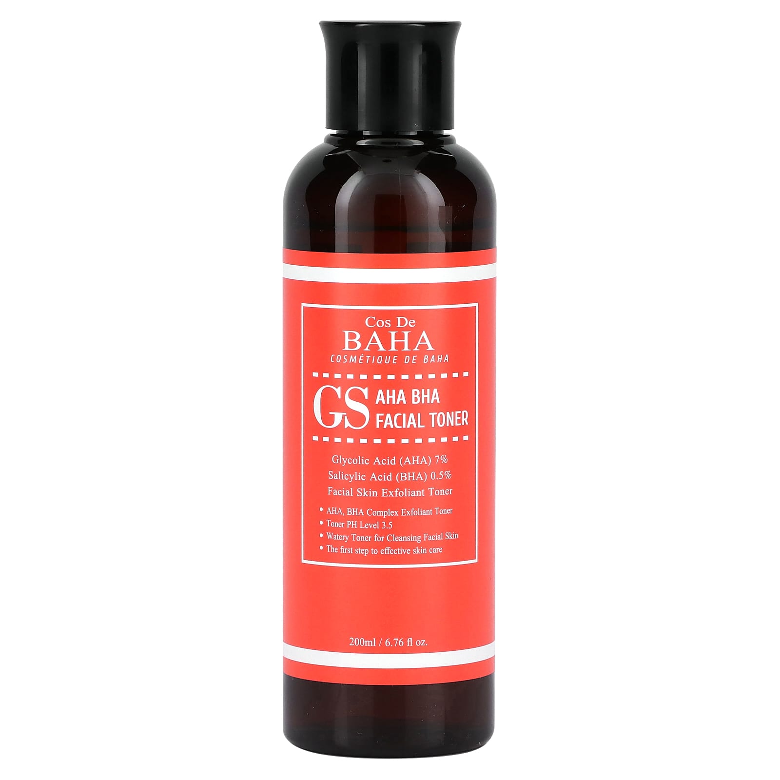 Cos De BAHA-GS-AHA BHA Facial Toner-6.76 fl oz (200 ml)