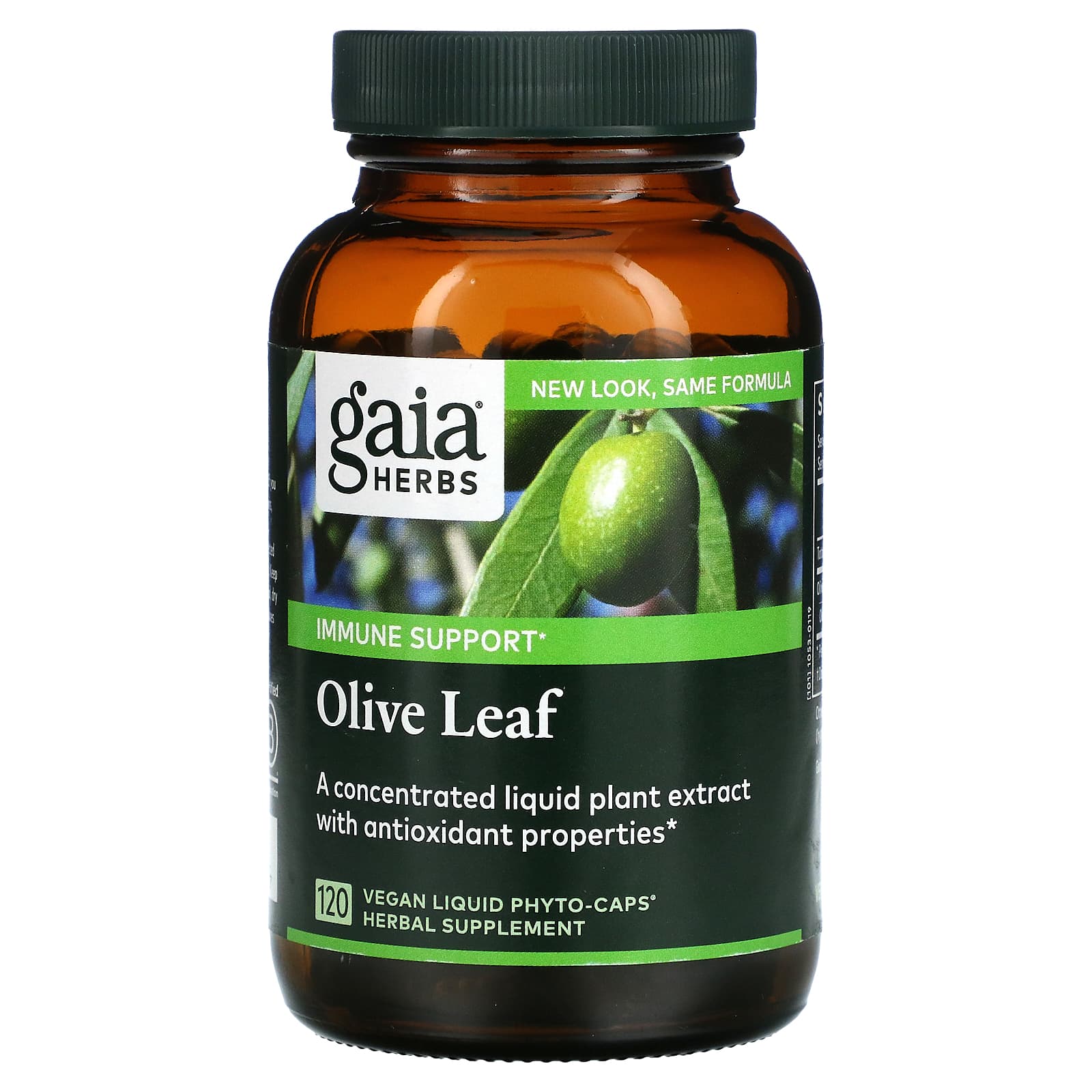 Gaia Herbs-Olive Leaf-120 Vegan Liquid Phyto-Caps