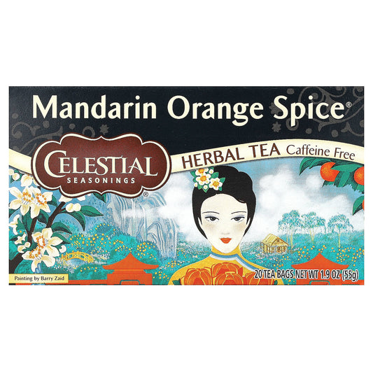 Celestial Seasonings-Herbal Tea-Mandarin Orange Spice-Caffeine Free-20 Tea Bags-1.9 oz (55 g)